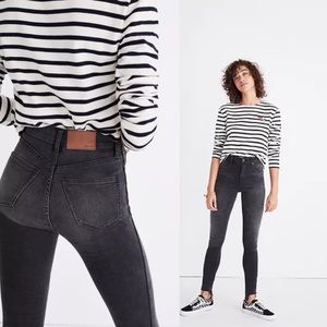 Madewell 10” High-Rise Skinny Jeans: Step-Hem Edition